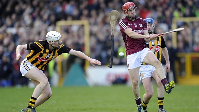 Niall Healy (R) is out of Sunday's Leinster quarter-final at O'Moore Park