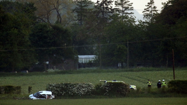 The cars collided with spectators in two different crashes at a motor rally The cars collided with spectators in two different crashes at a motor rally