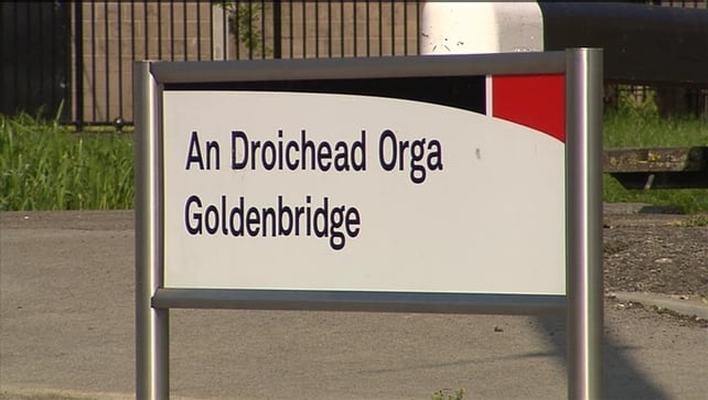 The woman was crossing the road at Goldenbridge Luas stop when she was struck by a car The woman was crossing the road at Goldenbridge Luas stop when she was struck by a car
