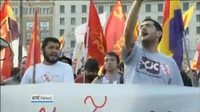 One News: Anti-monarchy march in Madrid One News: Anti-monarchy march in Madrid