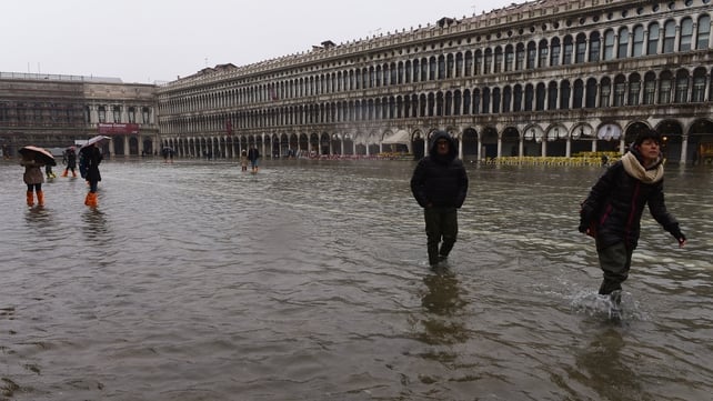 The bribes relate to a flood barrier in venice The bribes relate to a flood barrier in venice