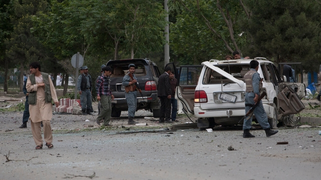 At least six people were killed in yesterday's attack At least six people were killed in yesterday's attack