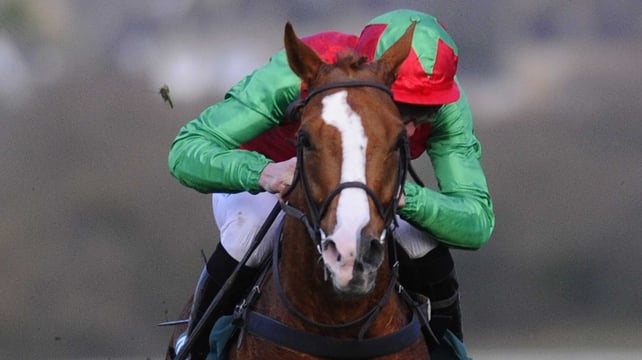 Gemix galloped all the way to the line