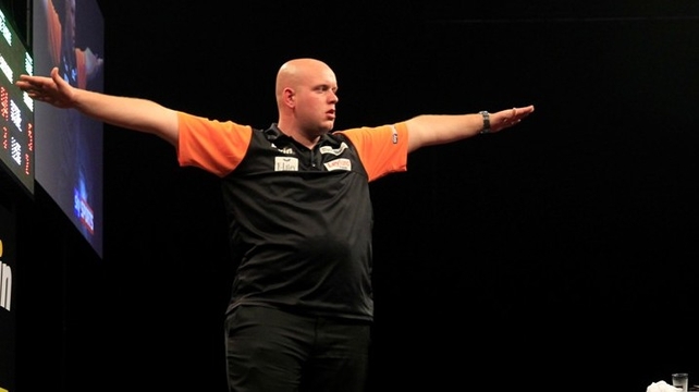 Michael van Gerwen of the Netherlands