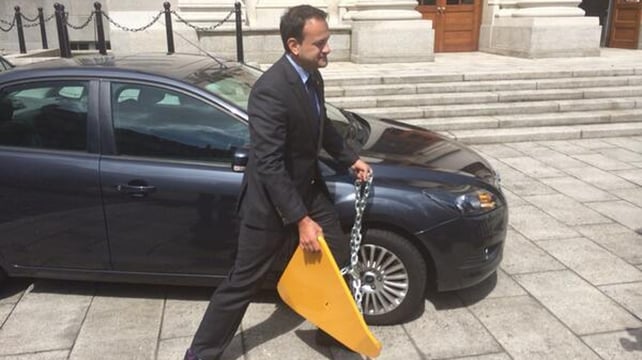 Leo Varadkar unveiled new regulations for clamping industry this morning Leo Varadkar unveiled new regulations for clamping industry this morning