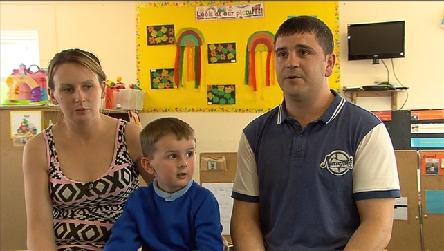 Patrick McCauley and his partner Sinéad want to send their son to the same school as his brother Patrick McCauley and his partner Sinéad want to send their son to the same school as his brother