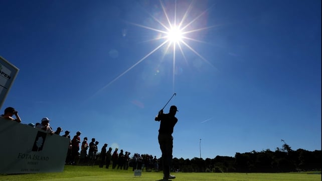 Graeme McDowell at Fota Island Resort today
