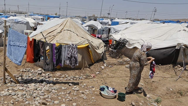 The UN says that about 6.4 million people have been internally displaced The UN says that about 6.4 million people have been internally displaced