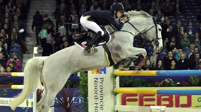 Bertram Allen and Molly Malone V in action at Rotterdam