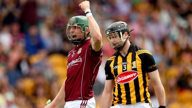 Niall Burke scored the first of Galway's five goal in Tullamore