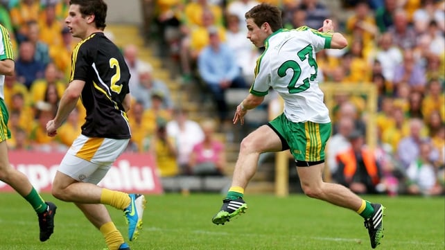 Donegal's Darrach O'Connor scores his side's second goal