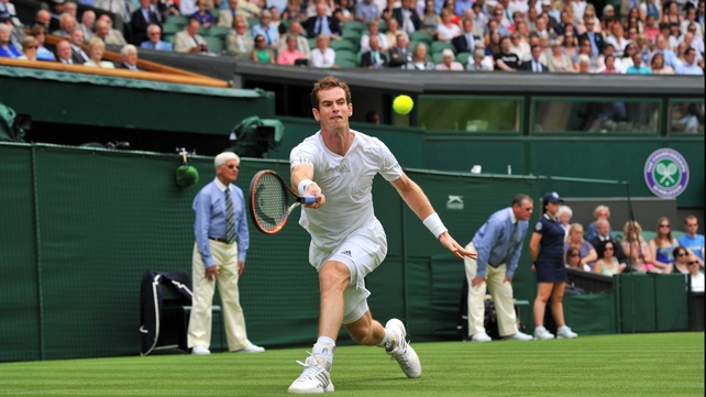 Andy Murray won in straight sets