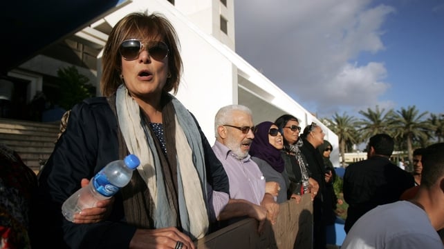 Libyan Human rights activist Salwa Bugaighis Libyan Human rights activist Salwa Bugaighis