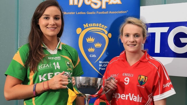 Cork's Briege Corkery and Kerry's Louise Galvin