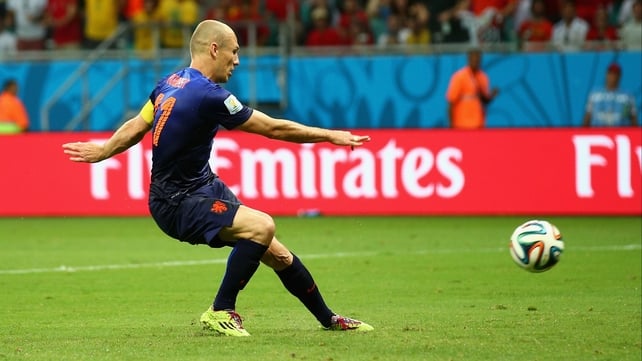 Arjen Robben was one of the outstanding performers in the World Cup