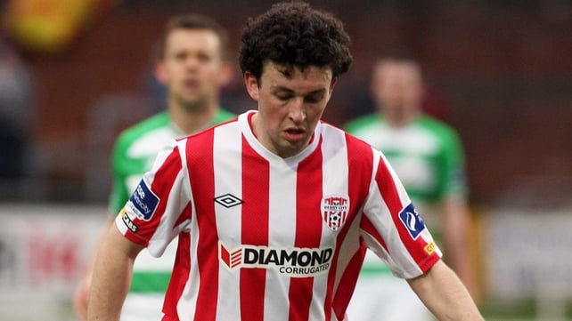 Barry McNamee equalised for Derry on the stroke of half-time