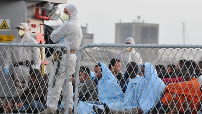 Over 1,600 migrants were rescued by Italian authorities over the last week Over 1,600 migrants were rescued by Italian authorities over the last week