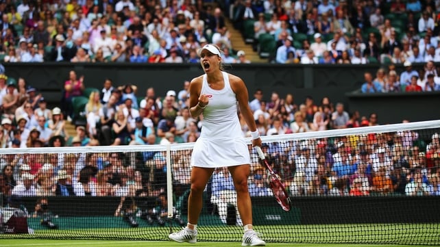 Angelique Kerber will play Eugenie Bouchard in the quarter-final