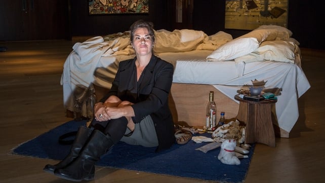 'My Bed' comes complete with empty vodka bottles, cigarette butts and discarded condoms 'My Bed' comes complete with empty vodka bottles, cigarette butts and discarded condoms