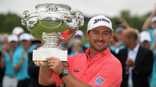 Graeme McDowell with the French Open trophy