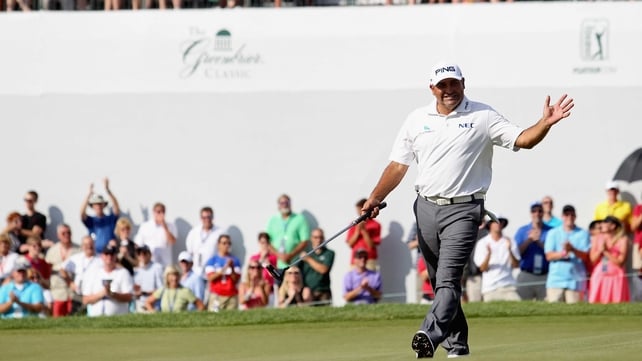 Angel Cabrera carded a final round 64 for victory