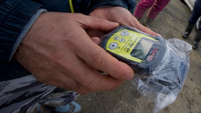 A geiger counter is used to measure radiation A geiger counter is used to measure radiation