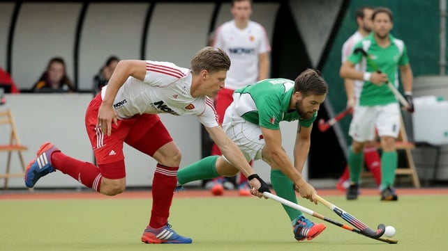 Alan Sothern, seen here in action against England last week, scored twice against South Africa