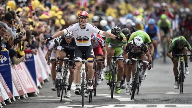 Andre Greipel comes home first