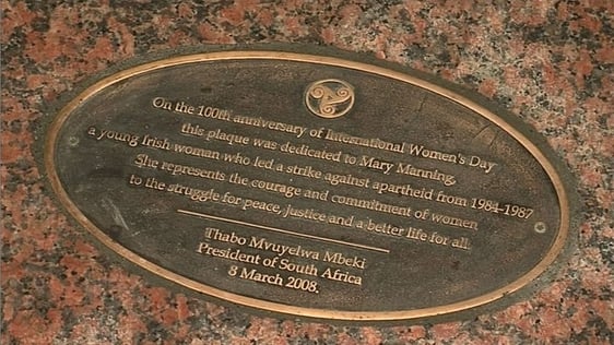 Plaque to Mary Manning