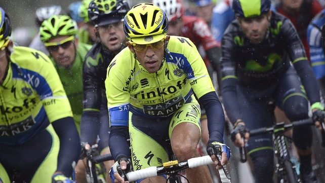 Alberto Contador gave up on the Tour after failing to make up lost ground following fall