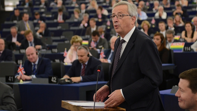 Jean-Claude Juncker needed a qualified majority of 376 votes Jean-Claude Juncker needed a qualified majority of 376 votes