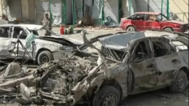 A suicide car bomber has killed at least 89 people in a crowded market A suicide car bomber has killed at least 89 people in a crowded market
