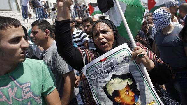 Mourners rally for Mohammed Abu Khder's funeral Mourners rally for Mohammed Abu Khder's funeral