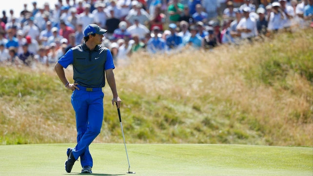 Rory McIlroy is 50 under par for his first rounds and nine over for his seconds this year