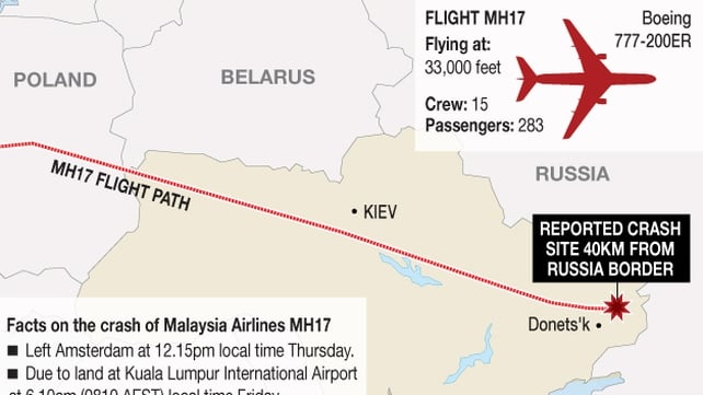 International civil aviation regulators had imposed no restrictions on crossing the area International civil aviation regulators had imposed no restrictions on crossing the area