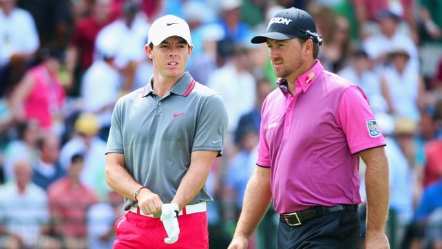 Rory McIlroy and Graeme McDowell at the US Open