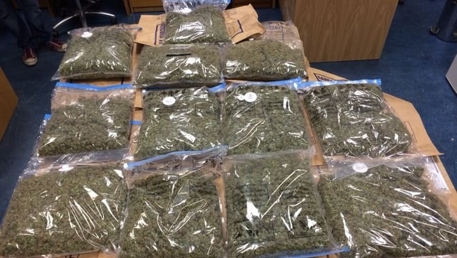The cannabis was found during a search of a house in the Sundrive Road area of Crumlin The cannabis was found during a search of a house in the Sundrive Road area of Crumlin