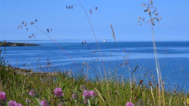 The view over Sligo Bay from Rosses Point with Blue Rock lighthouse in the background (Pic: Kevin McGlynn)