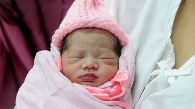 Jennalyn Sentino was one of 100 babies who received symbolic designation of 100,000,000th Jennalyn Sentino was one of 100 babies who received symbolic designation of 100,000,000th