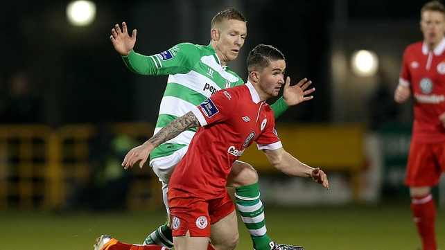 Sean Maguire was man of the match for the Bit o' Red
