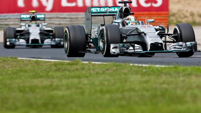 Lewis Hamilton and Nico Rosberg