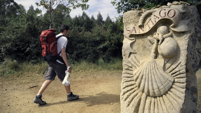 Walkers on the pilgrimage route have been asked to look out for Vincent Walsh Walkers on the pilgrimage route have been asked to look out for Vincent Walsh