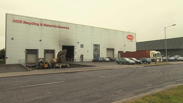 A forensic search of the recycling centre is set to continue for several days A forensic search of the recycling centre is set to continue for several days