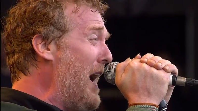 Glen Hansard at Lollapalooza (Screengrab copyright: Billboard)