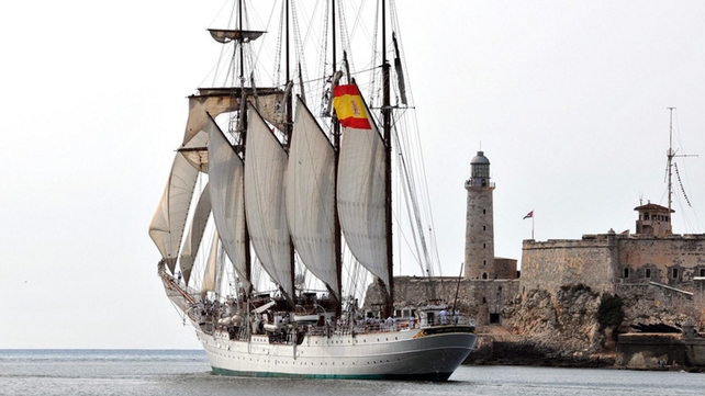 The Spanish tall ship visited Dublin in June The Spanish tall ship visited Dublin in June