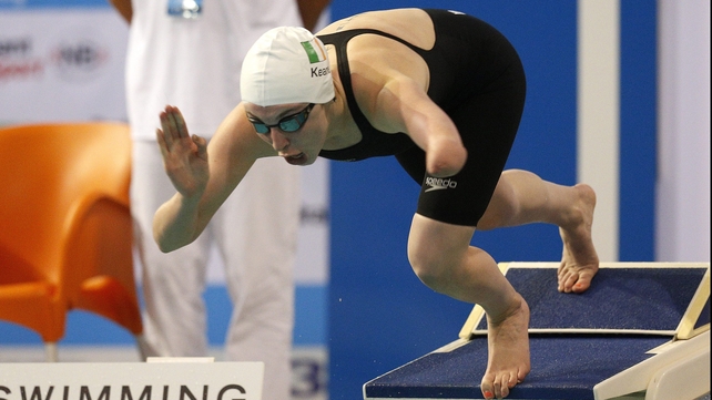 Ellen Keane in action at the Eindhoven championships