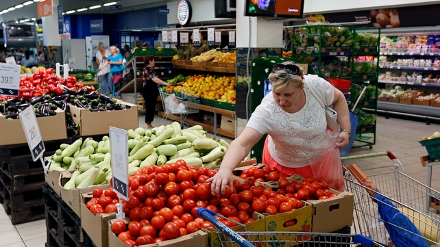 Russian consumers will not have access to many Irish products for the next year Russian consumers will not have access to many Irish products for the next year