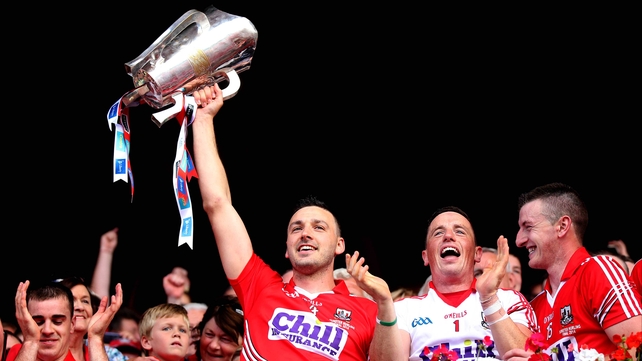 Pa Cronin celebrates Cork's Munster title