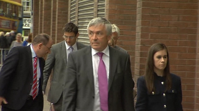 Michael O'Flynn (centre) had sought to have the examiner and receivers removed Michael O'Flynn (centre) had sought to have the examiner and receivers removed