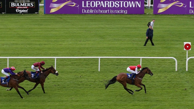 Custom Cut claimed an impressive victory at Leopardstown